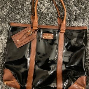 Kate Spade Black Patent Tote